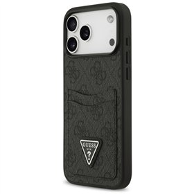 Guess 4G Double Card Triangle case for iPhone 17 Pro Max black
