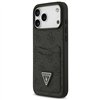 Guess 4G Double Card Triangle case for iPhone 17 Pro Max black
