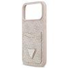 Guess 4G Double Card Triangle case for iPhone 17 Pro Max pink