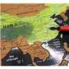 World map - scratch card with flags + accessories 23442