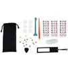 World map - scratch card with flags + accessories 23442