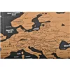 Карта мира - скретч-карта с флагами + аксессуары 23442