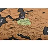 World map - scratch card with flags + accessories 23442