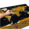 World map - scratch card with flags + accessories 23442