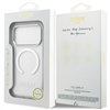 Guess Metal Outline MagSafe case for iPhone 17 Pro silver