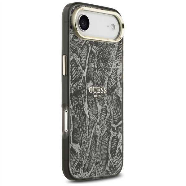 Guess Python Pattern MagSafe case for iPhone Air black