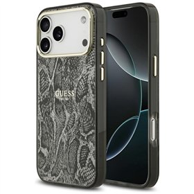 Guess Python Pattern MagSafe case for iPhone 17 Pro Max black