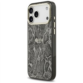 Guess Python Pattern MagSafe case for iPhone 17 Pro Max black