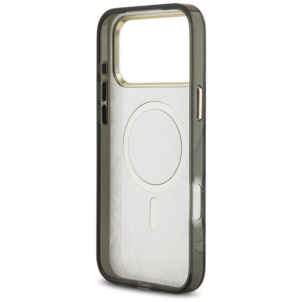 Guess Python Pattern MagSafe case for iPhone 17 Pro Max black