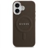 Guess Classic Logo MagSafe case for iPhone 17 brown