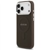 Guess Classic Logo MagSafe case for iPhone 17 Pro brown