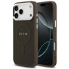 Guess Classic Logo MagSafe case for iPhone 17 Pro Max brown