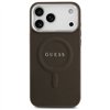 Guess Classic Logo MagSafe case for iPhone 17 Pro Max brown