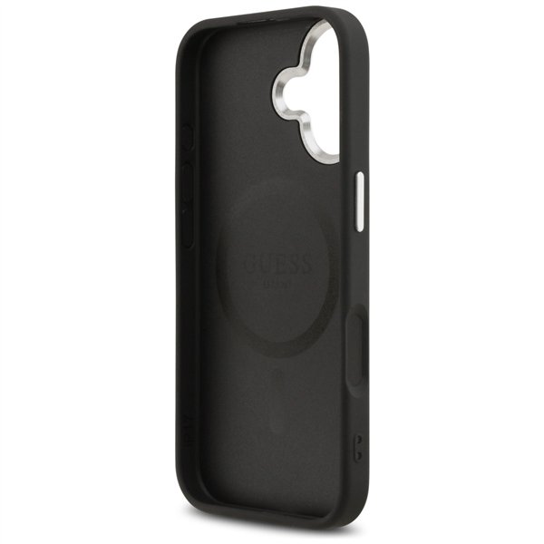 Guess Classic Logo MagSafe case for iPhone 17 black