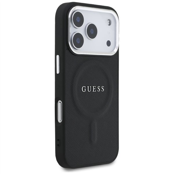 Guess Classic Logo MagSafe case for iPhone 17 Pro black