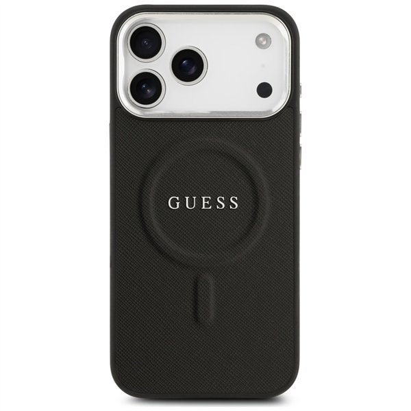 Guess Classic Logo MagSafe case for iPhone 17 Pro Max black
