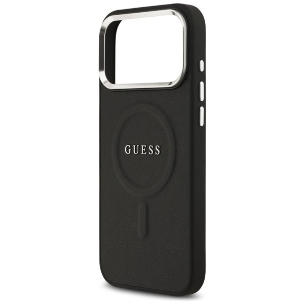 Guess Classic Logo MagSafe case for iPhone 17 Pro Max black