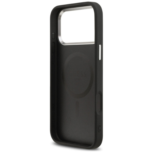 Guess Classic Logo MagSafe case for iPhone 17 Pro Max black