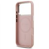 Guess Glitter Triangle Logo MagSafe case for iPhone 17 Pro pink