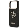 Guess Fixed Glitter Big 4G Metal Frame case for iPhone 17 Pro black