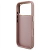Guess Fixed Glitter Big 4G Metal Frame case for iPhone 17 Pro pink