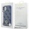 Guess 4G Strass Logo MagSafe case for iPhone 17 blue
