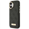Guess 4G Logo Plate MagSafe case for iPhone 17 black