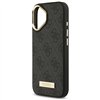 Guess 4G Logo Plate MagSafe case for iPhone 17 black