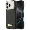 Guess 4G Logo Plate MagSafe case for iPhone 17 Pro black