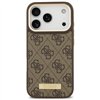 Guess 4G Logo Plate MagSafe case for iPhone 17 Pro brown