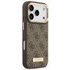 Guess 4G Logo Plate MagSafe case for iPhone 17 Pro brown