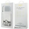 Guess Liq. Glitter Charms case for iPhone 17 Pro Max silver