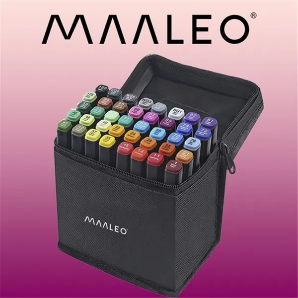 Divpusējie marķieri/flomāsteri - 40 gab. MAALEO 24102