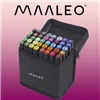 Kaksipuoliset tussit/kynät - 40 kpl. MAALEO 24102