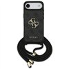 Guess 4G Big Logo Cord Stap Crossbody case for iPhone Air black