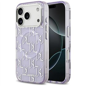 Karl Lagerfeld IML KL Monogram MagSafe case for iPhone 17 Pro purple