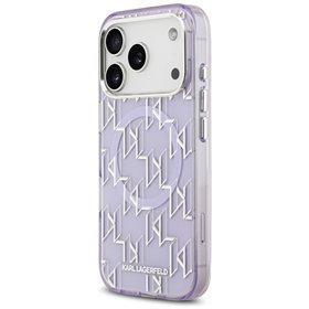 Karl Lagerfeld IML KL Monogram MagSafe case for iPhone 17 Pro purple