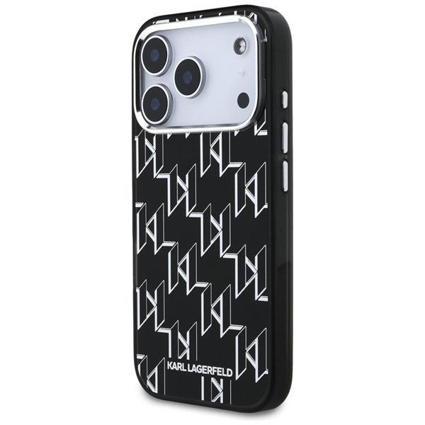 Karl Lagerfeld IML KL Monogram MagSafe case for iPhone 17 Pro black