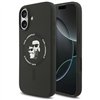 Karl Lagerfeld Silicone Karl&Choupette Ring MagSafe case for iPhone 17 black