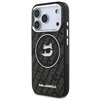 Karl Lagerfeld IML Choupette Head Logo MagSafe case for iPhone 17 Pro Max black