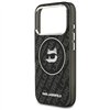 Karl Lagerfeld IML Choupette Head Logo MagSafe case for iPhone 17 Pro Max black