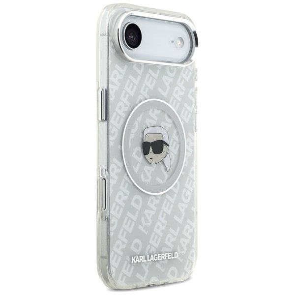 Karl Lagerfeld IML Karl Head Logo MagSafe case for iPhone Air grey