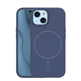 Silicone Thin Mag case for iPhone 13 6,1&quot dark blue