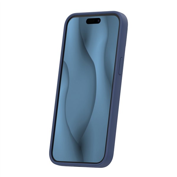 Silicone Thin Mag case for iPhone 15 Pro Max 6,7&quot dark blue