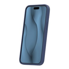 Silicone Thin Mag case for iPhone 16 Pro 6,3&quot dark blue