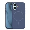 Silicone Thin Mag case for iPhone 17 6,3&quot dark blue