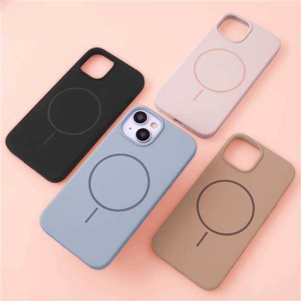 Silicone Thin Mag case for iPhone 17 6,3&quot dark blue