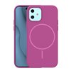 Silicone Thin Mag case for iPhone 12 / 12 Pro 6,1&quot fuschia