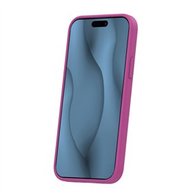Silicone Thin Mag case for iPhone 12 / 12 Pro 6,1&quot fuschia