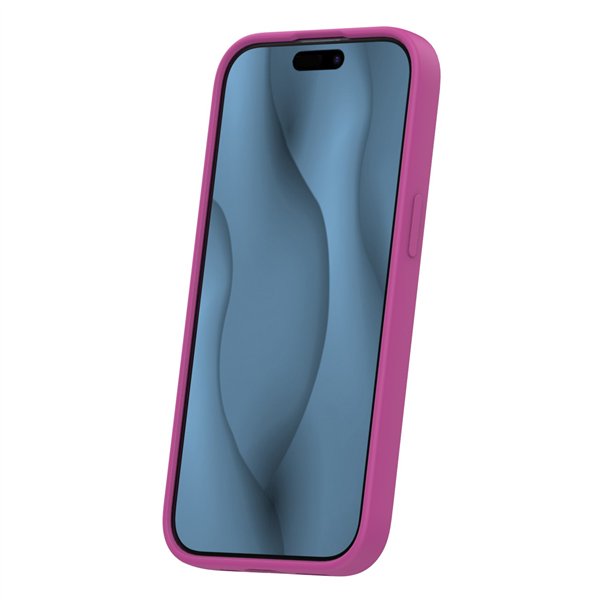 Silicone Thin Mag case for iPhone 13 6,1&quot fuschia